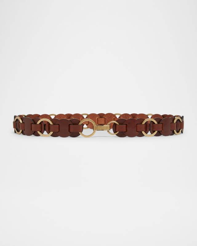 Lota Circular Leather Belt